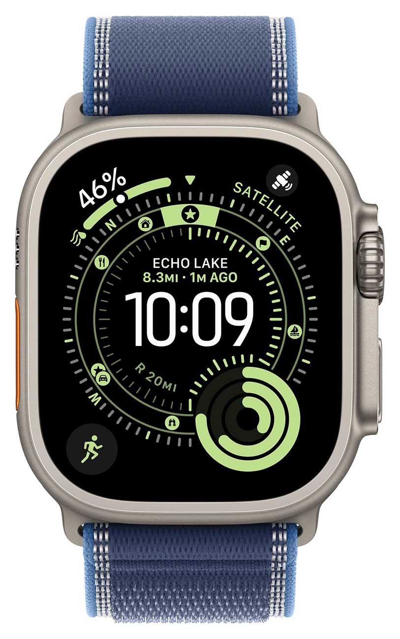 Apple Watch Ultra 3 49MM Natural Titanium - Trail Loop - Cellular