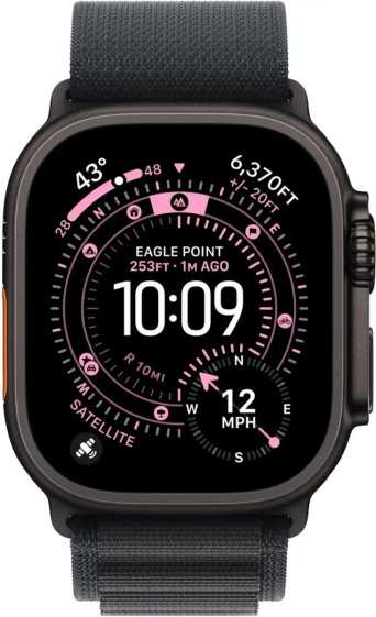 Apple Watch Ultra 3 49MM Black Titanium - Alpine Loop - Cellular