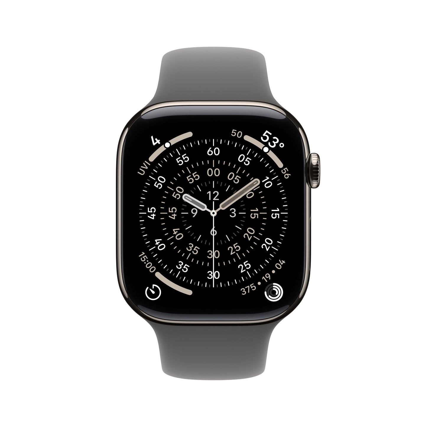 Apple Watch Series 11 GPS + Cellular 46mm Natural Titanium Case with Natural Milanese Loop - S/M