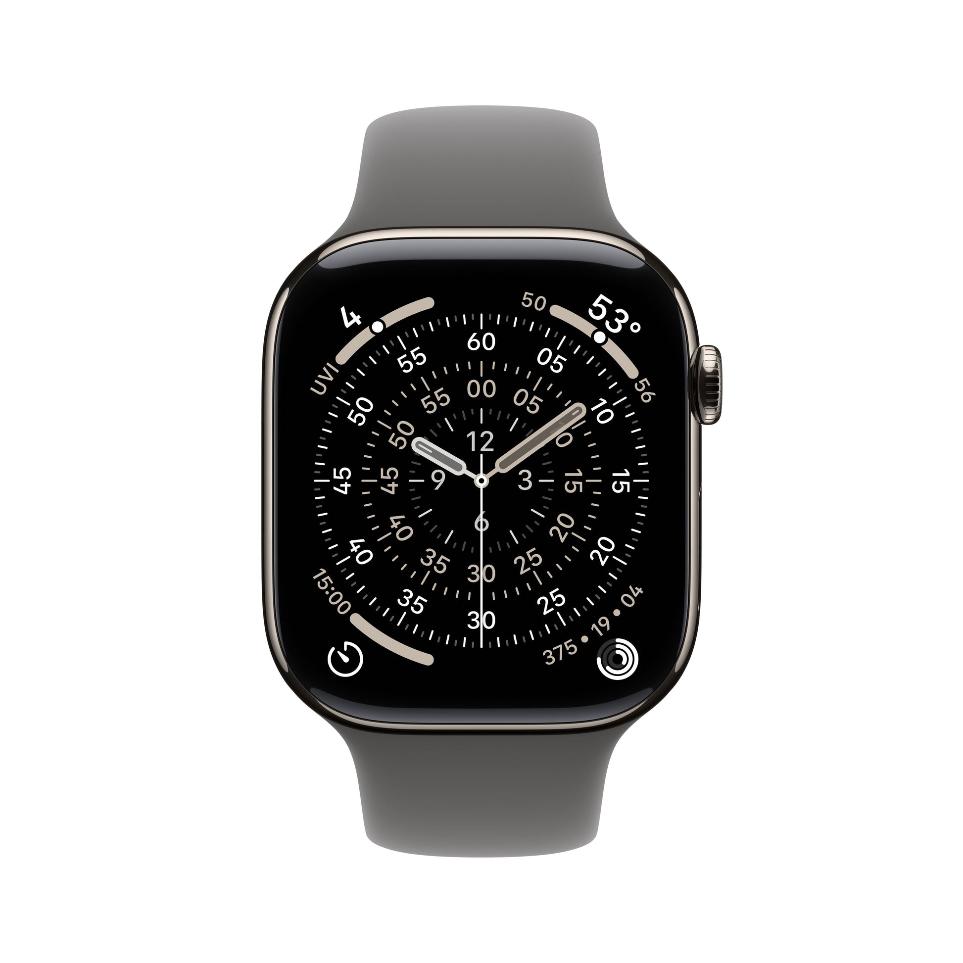 Apple Watch Series 11 GPS + Cellular 46mm Natural Titanium Case with Natural Milanese Loop - S/M