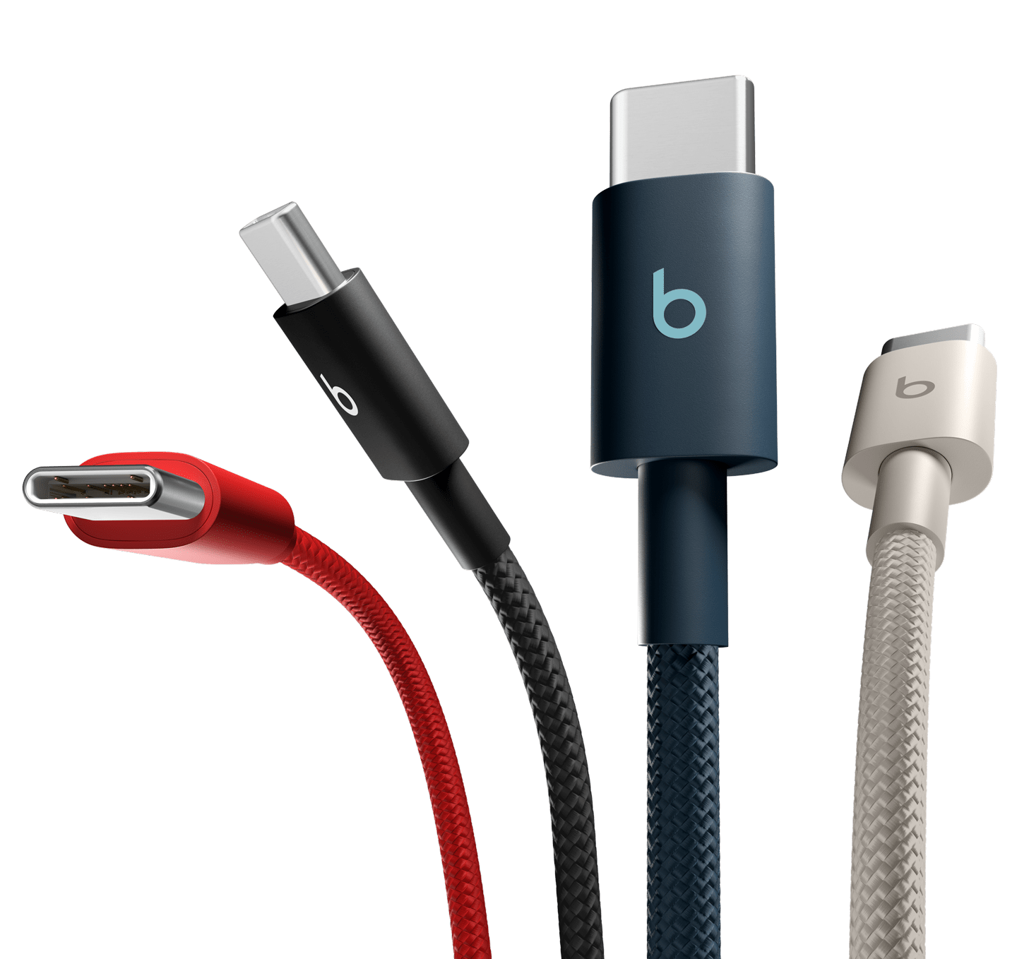 Apple Beats USB-C To USB-C Woven Cable (1.5 M) - Rapid Red