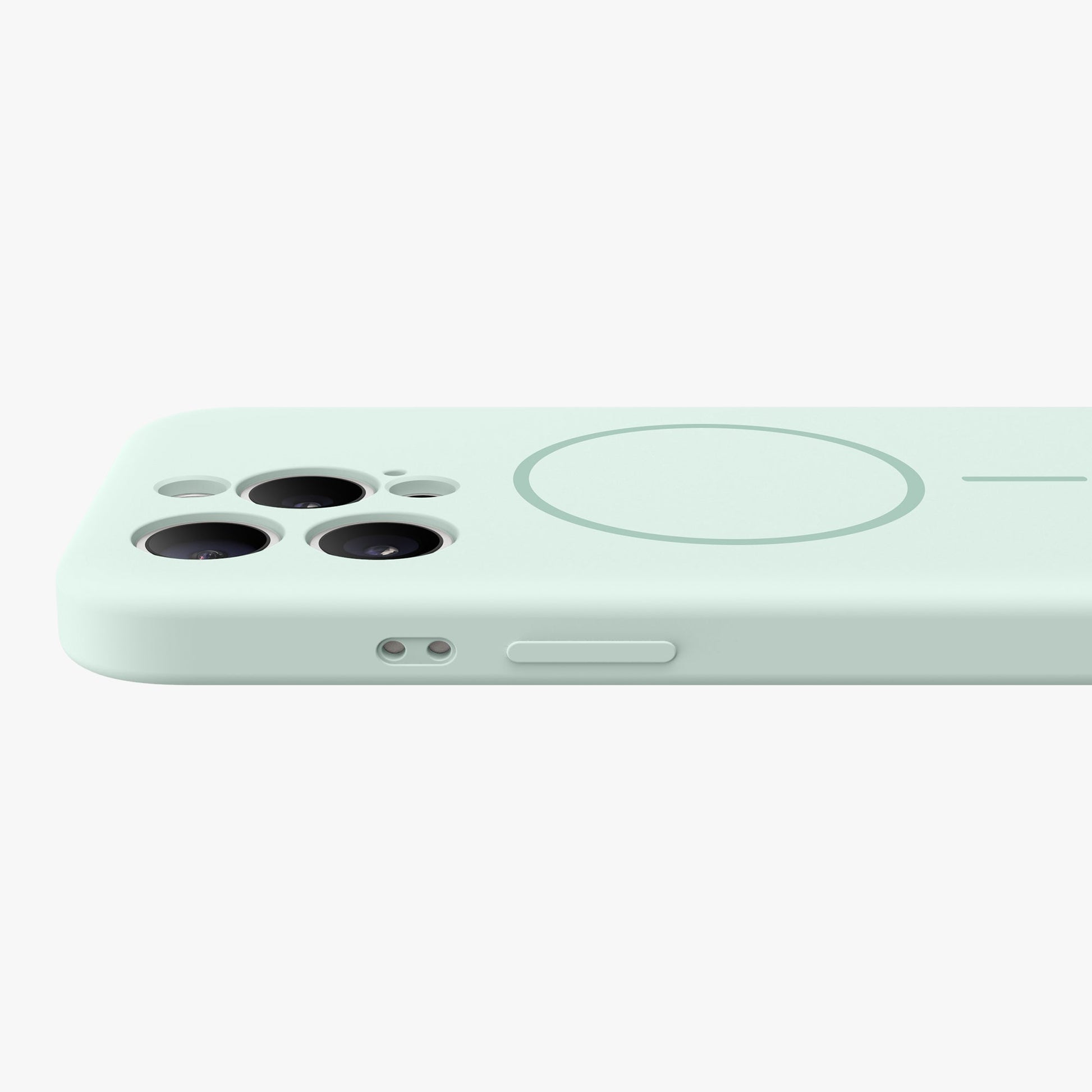 iPhone 15 Pro Max Silicone Case with MagSafe - Soft Mint