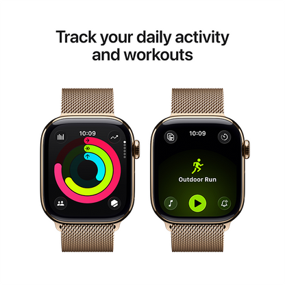 Apple Watch Series 11 42MM Gold Titanium - Sport Band - Cellular