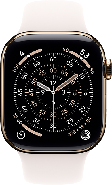 Apple Watch Series 11 46MM Gold Titanium - Sport Band - Cellular