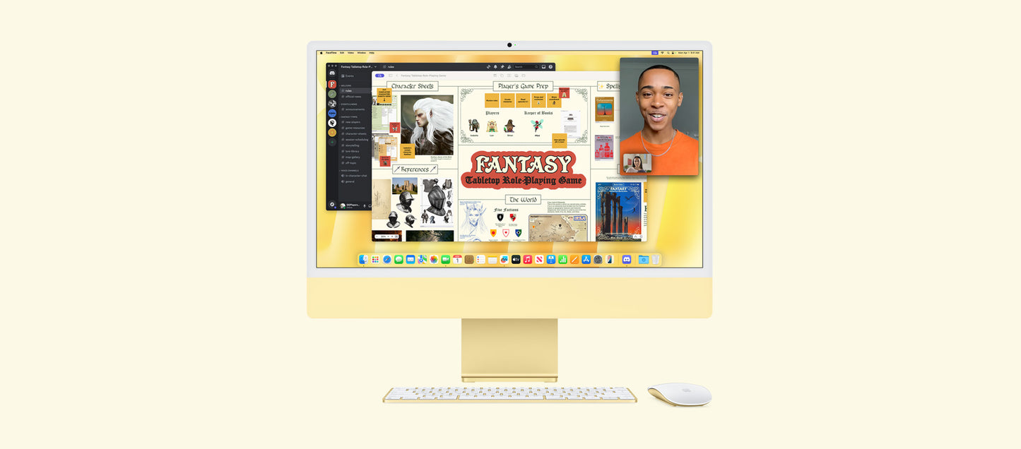 Apple iMac 24-inch M4 Yellow - view 3