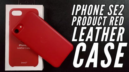 Apple Iphone SE Leather Case - Product Red