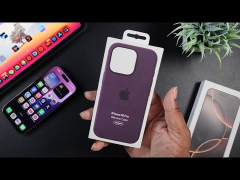 iPhone 16 Pro Silicone Case with MagSafe - Plum