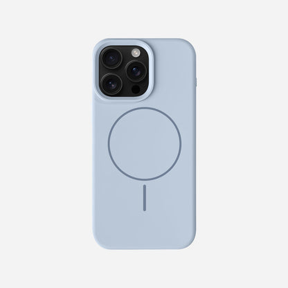 iPhone 15 Pro Silicone Case with MagSafe - Light Blue