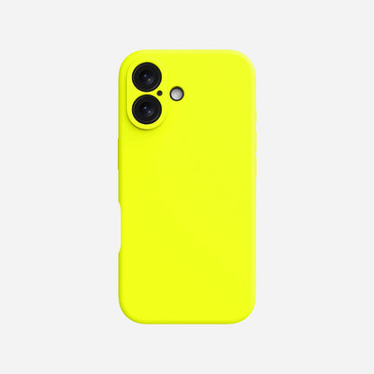 iPhone 16e Silicone Case - Neon Yellow