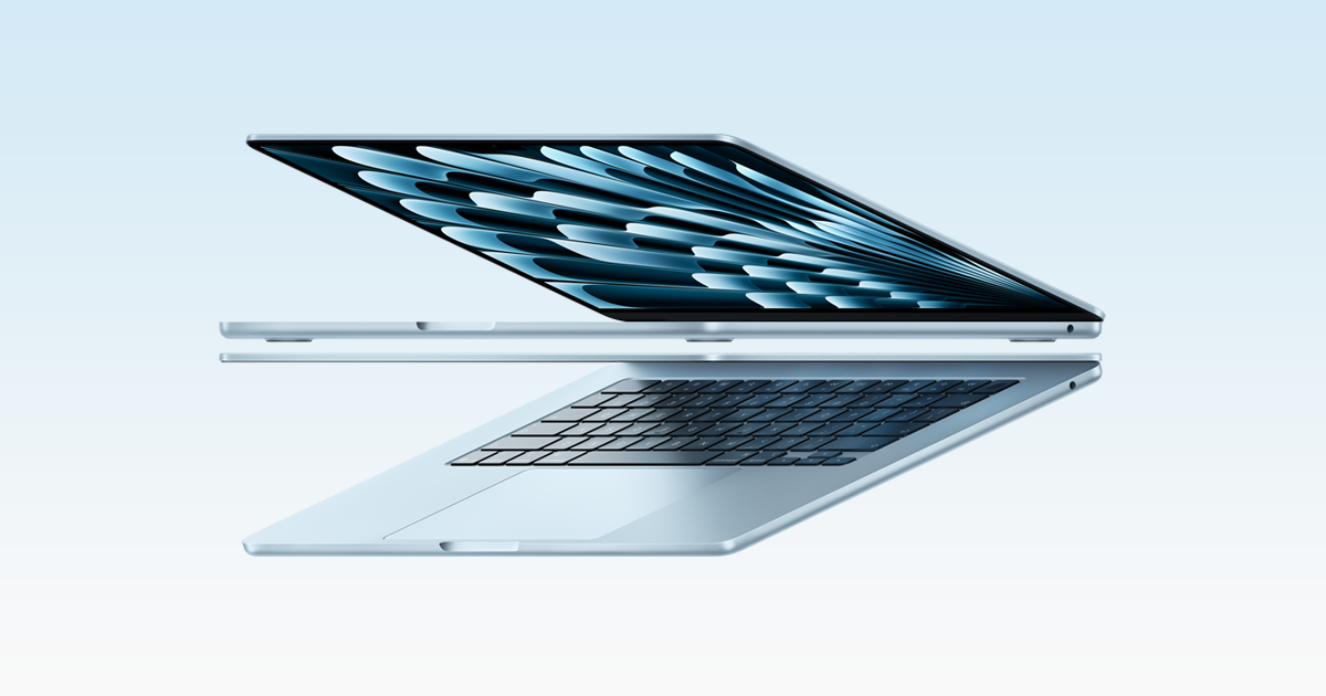 Apple MacBook Air 15.3-inch (M5) - 16GB 1TB - Sky Blue