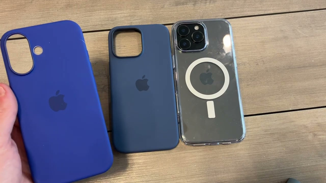 iPhone 16 Pro Max Silicone Case with MagSafe - Denim