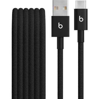Apple Beats USB-A To USB-C Woven Short Cable (20 Cm) - Bolt Black