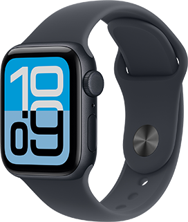 Apple Watch SE 3 GPS 40mm Midnight Aluminum Case with Midnight Sport Band - M/L