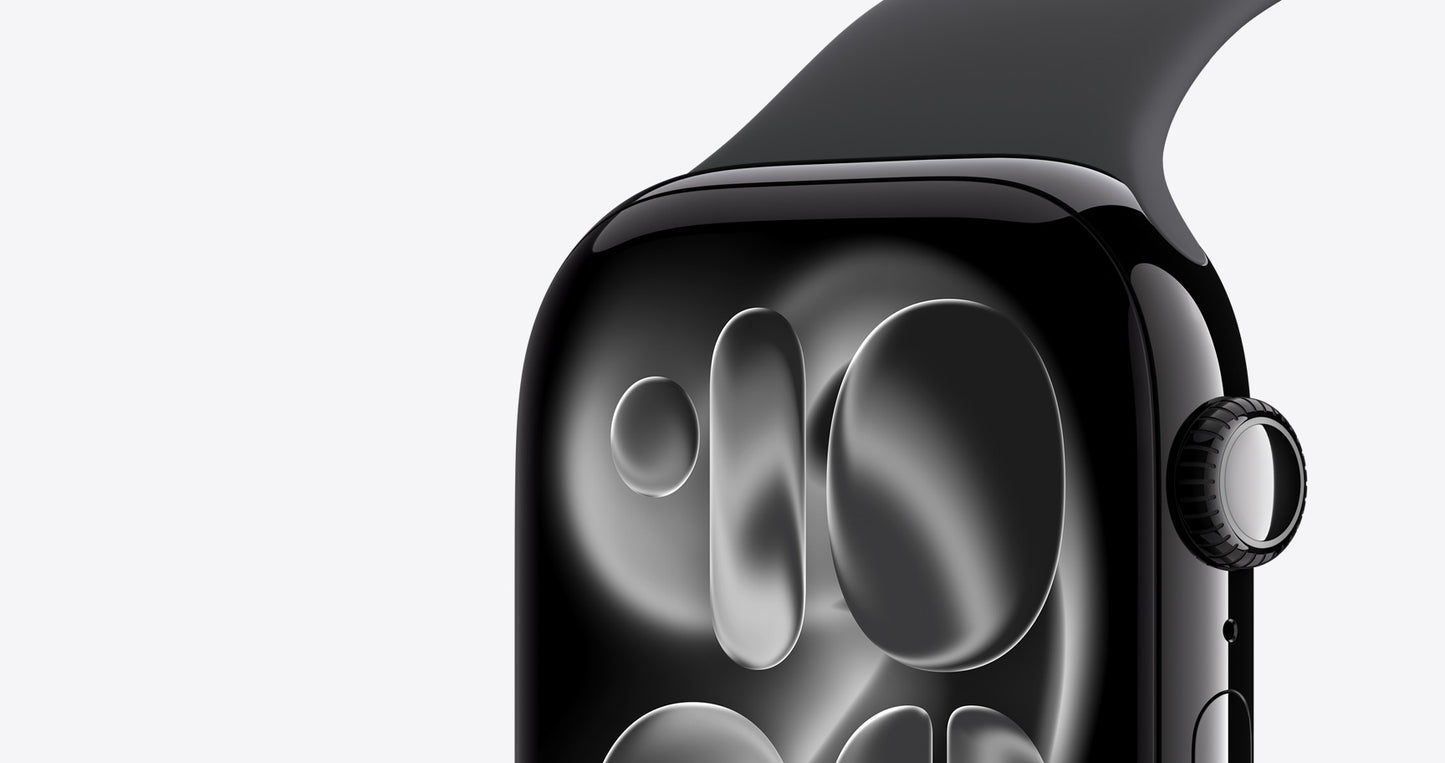Apple Watch Series 11 46MM Jet Black Aluminum with Sport Band