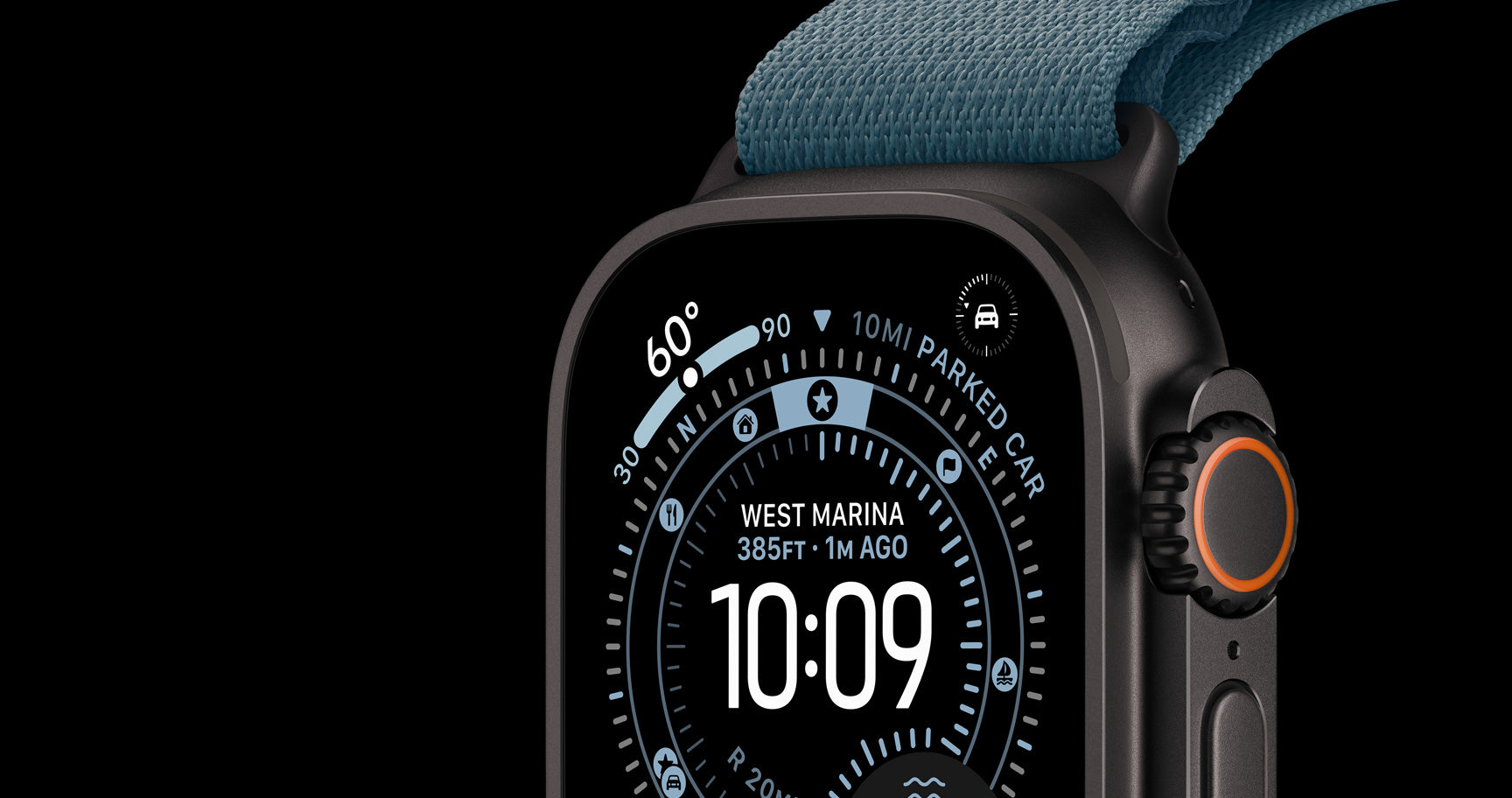 Apple Watch Ultra 3 49MM Black Titanium with Ocean Band