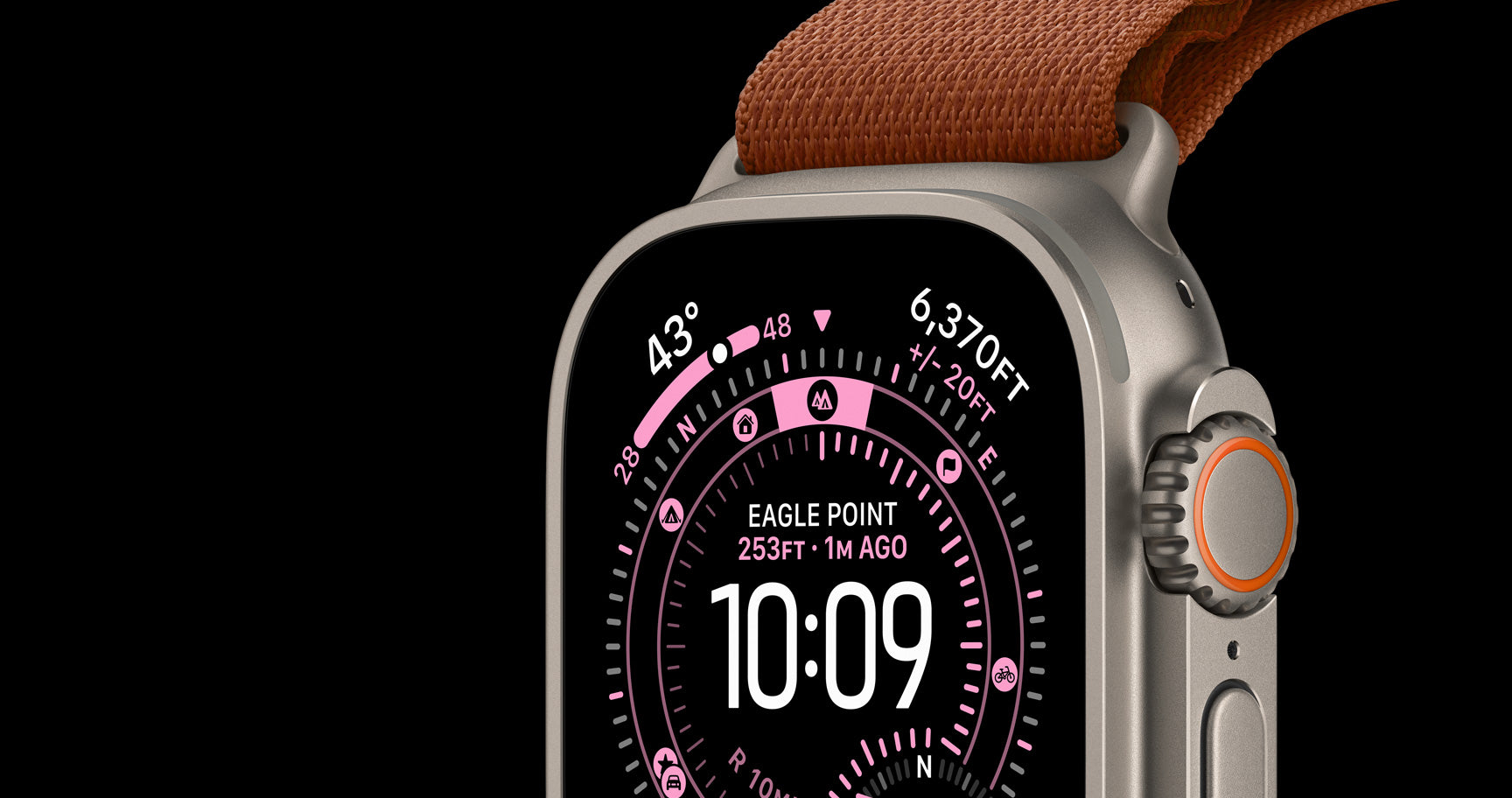 Apple Watch Ultra 3 49MM Natural Titanium with Trail Loop