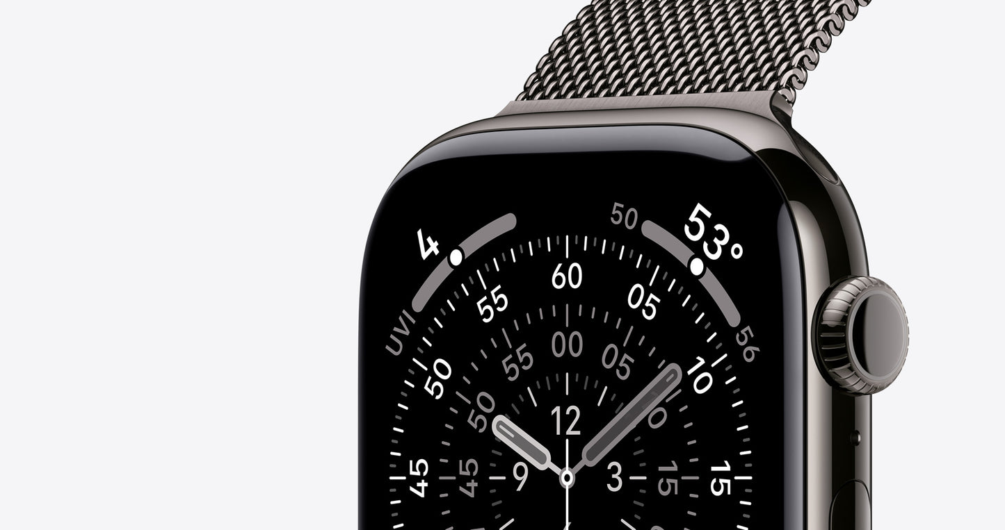 Apple Watch Series 11 42MM Slate Titanium with Milanese Loop