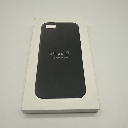 iPhone SE Leather Case - Black