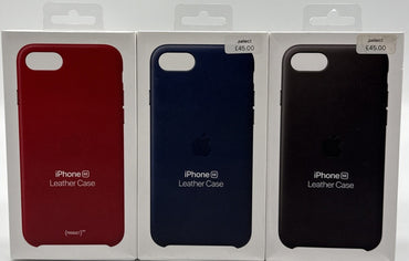 iPhone SE Leather Case - Black