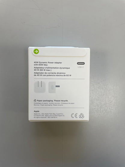40W Dynamic Power Adapter with 60W Max