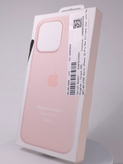 iPhone 15 Pro Silicone Case - Light Pink