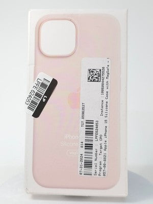 iPhone 15 Pro Silicone Case - Light Pink