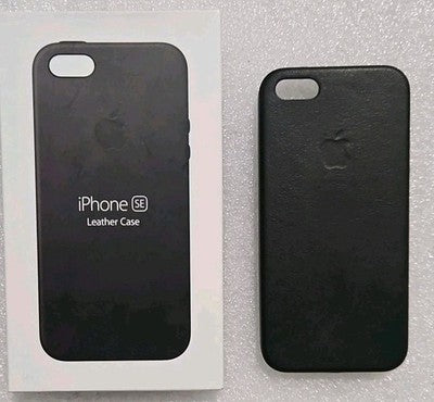 iPhone SE Leather Case - Black