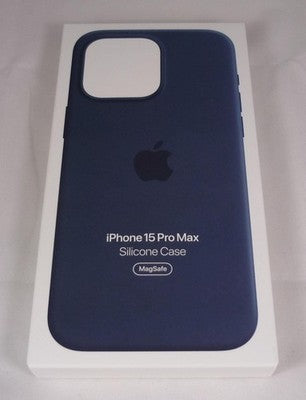 iPhone 15 Pro Silicone Case - Storm Blue