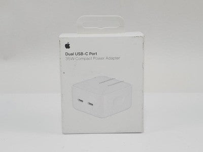 Apple 35W Dual USB-C Compact Power Adapter