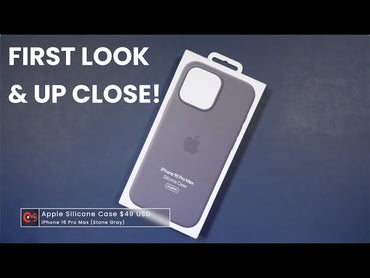iPhone 16 Pro Max Silicone Case with MagSafe - Stone Gray