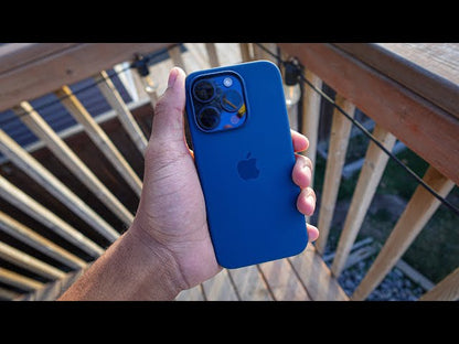 iPhone 15 Pro Silicone Case - Storm Blue