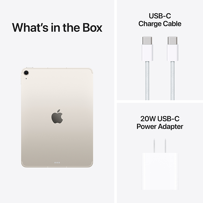 Apple iPad Air 11-inch (M4) Wi-Fi + Cellular 256GB - Starlight