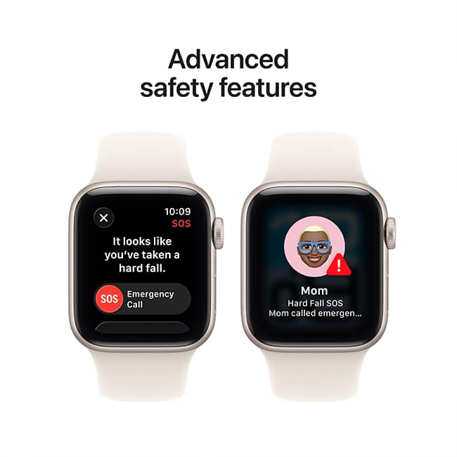 Apple Watch SE 3 GPS 40mm Starlight Aluminum Case with Starlight Sport Band - M/L