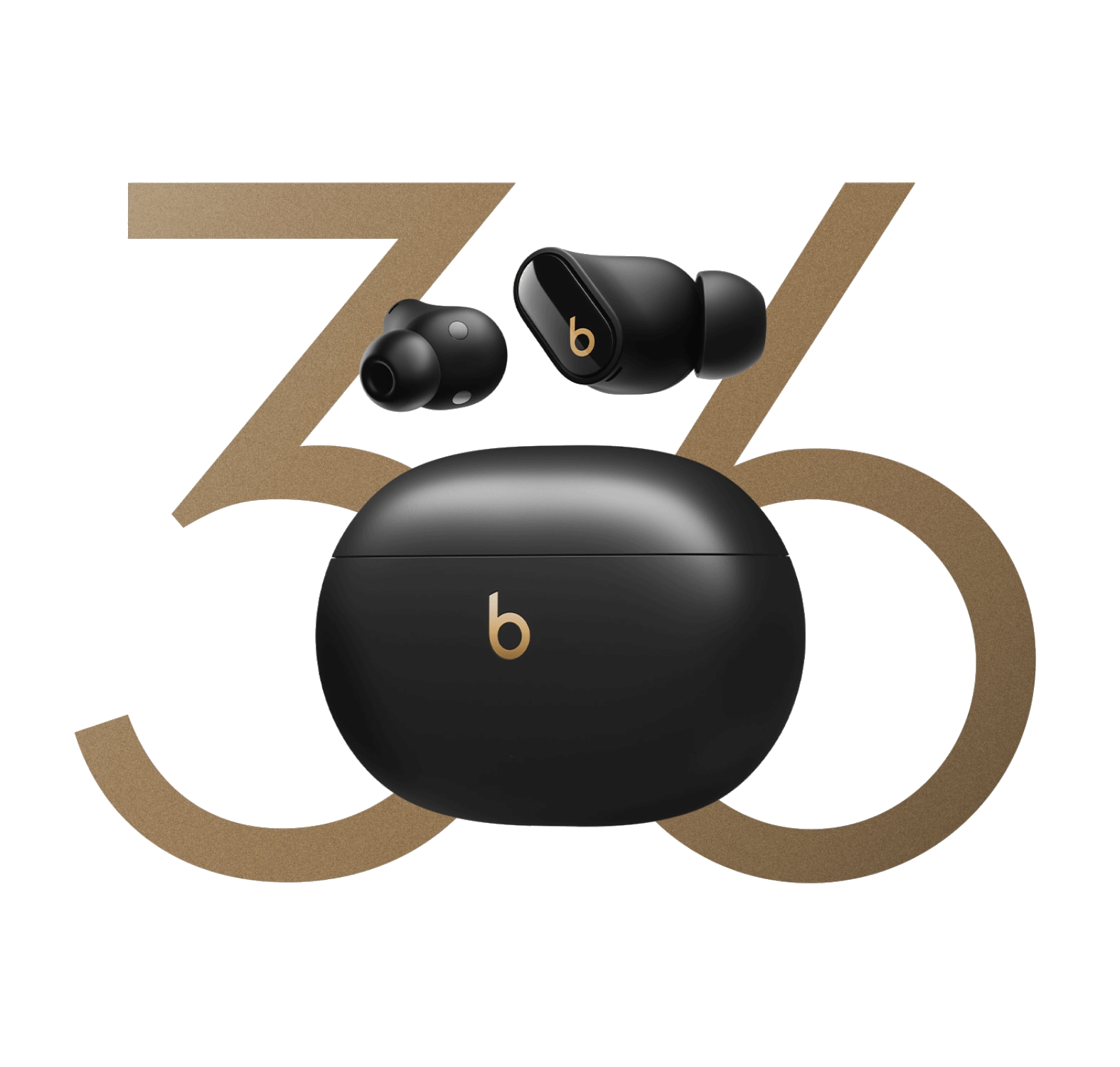 Apple Studio Buds + Black/gold.